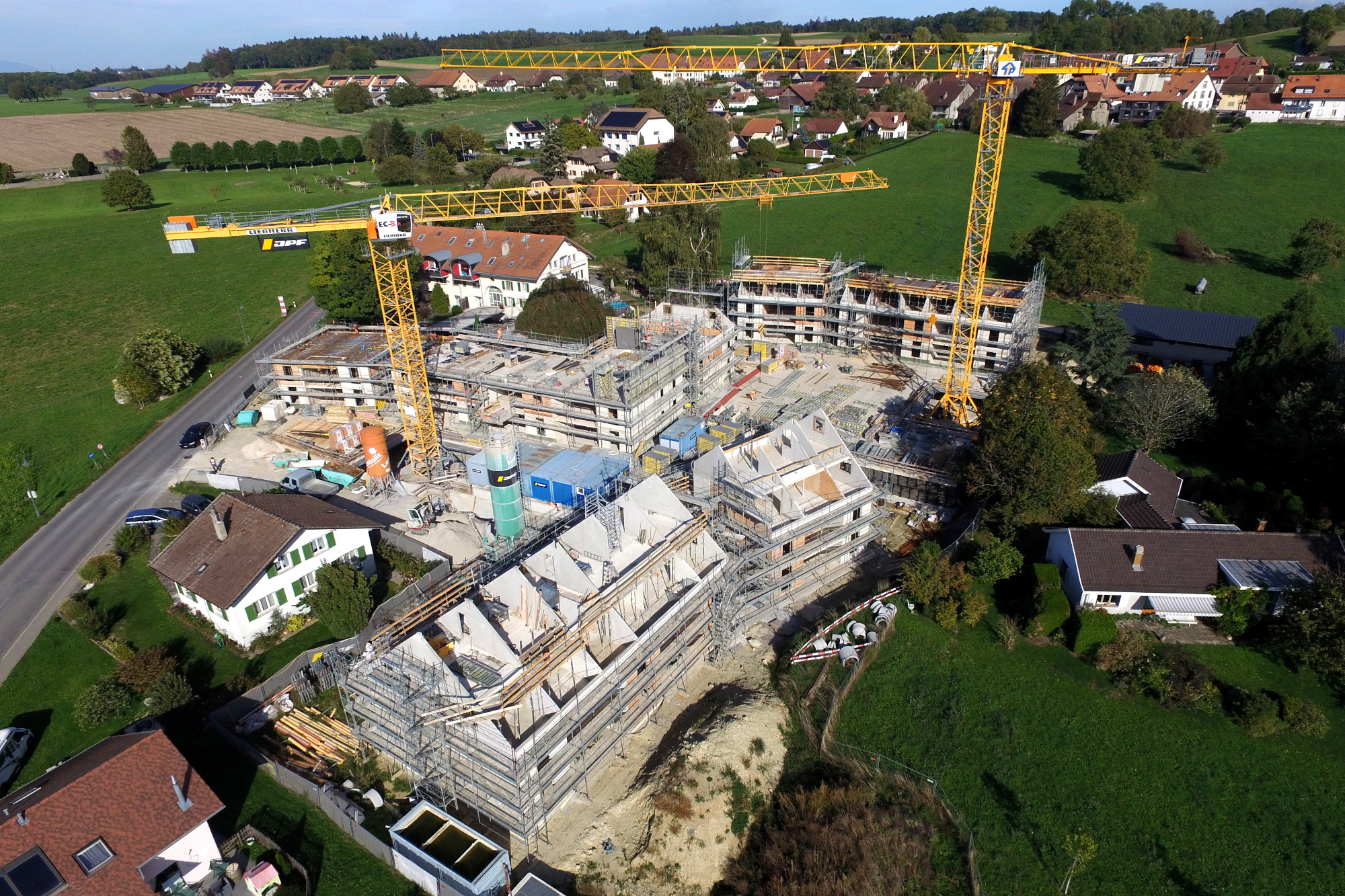 Chantier - Vue aérienne 