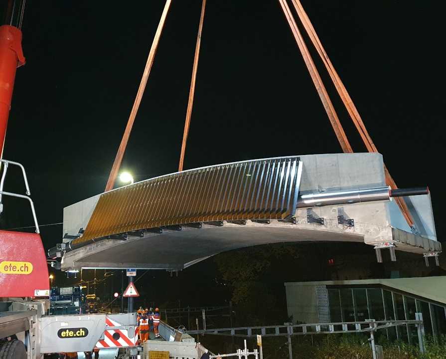 Pose nouveau pont