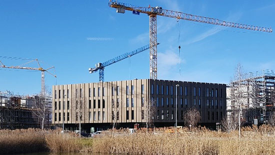 Bureau Perret-Gentil sur le site d'Y-Parc à Yverdon-les-Bains